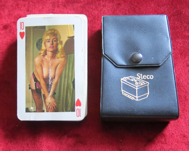 Nude French Girls - Cartes à jouer érotiques vintage françaises années 60 - Pin-Up, Jeu de 32 cartes