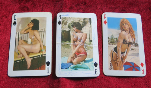 Nude French Girls Cards 60s