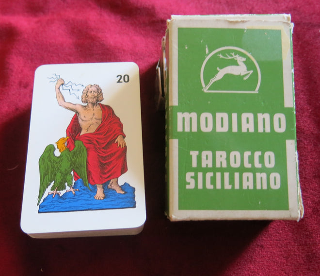 Tarocco Siciliano 70s Edition - Tarot régional italien - Tarot sicilien - Antique Italian Tarot Deck