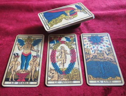 Marked Tarot de Marseille 1900 for Magicians