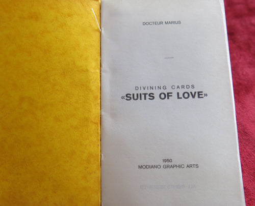 1950 Modiano « Cartes de divination du docteur Marius : costumes d’amour » Divination