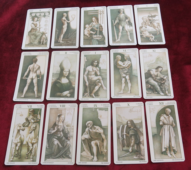 Leonardo da Vinci tarot 2000s - Italian Renaissance Tarot