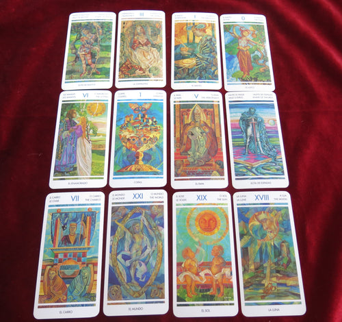 Glass tarot 2000 - RARE FIND - TAROT DE VERRE