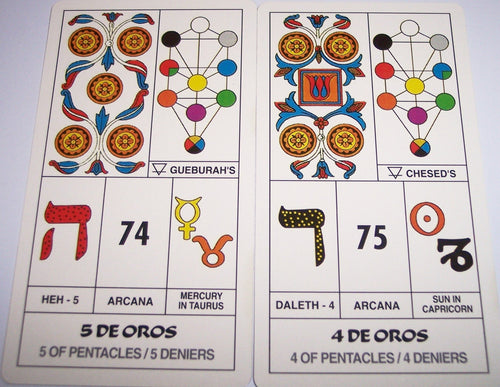 Tarot Cabalistique 1990 de Fournier