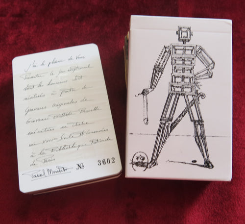 Jeu de cartes Cyber-Robots 1982, cartes à jouer CyberPunk art,