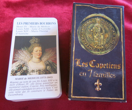 Les Capétiens card game 1999 - Renaissance vintage deck