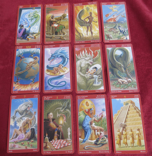 Tarot des Dragons des années 2000 - Tarot de la Maison du Dragon