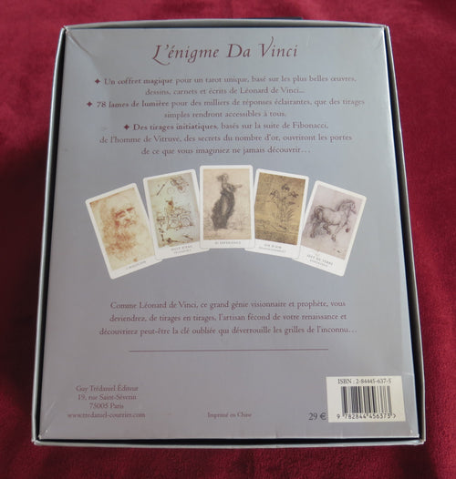 L'énigme du Tarot Da Vinci - Cartes Léonard de Vinci