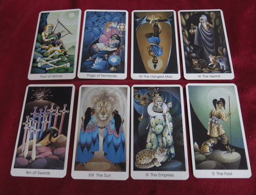 Tarot of the Cat People 1985 - Tarot of the Felines