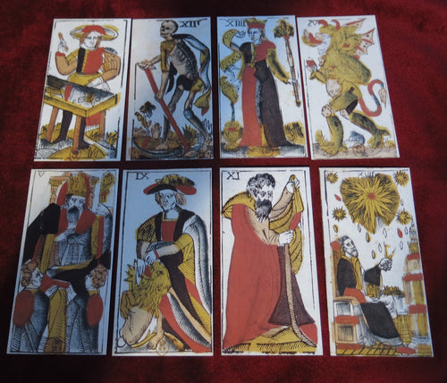 Tarot Jacques Vieville 1984 - TRES RARE - Tarot ancien de Marseille - Tarot atypique