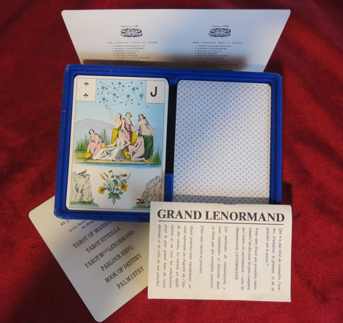 Grand Lenormand, Grimaud 1977 coffret Mlle Lenormand