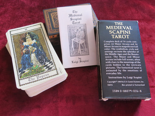 Tarot médiéval Scapini 1985 - jeu médiéval/renaissance