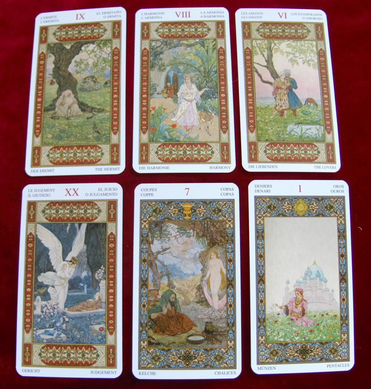 Genérico Tarot de Las mil y una Noches,Tarot of The Thousand and One Nights,Tarot Card,Family Game,Juguetes de adivinación