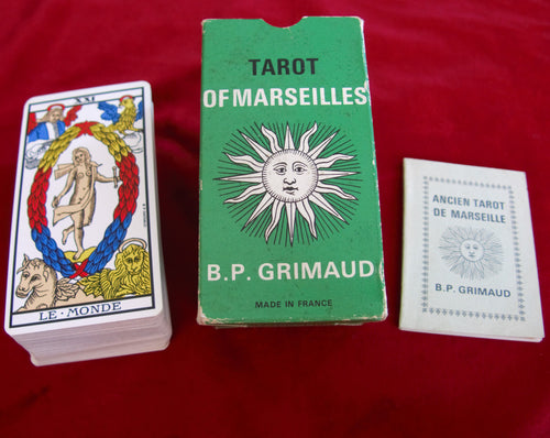 1969 Grimaud Ancien Tarot De Marseille - Green Box