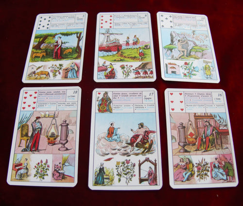 1976 Small Lenormand - Grimaud  Cartomancy