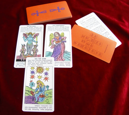 1977's Stuart R. Kaplan Starter Tarot Deck - Tarot Cheat Sheet Cards