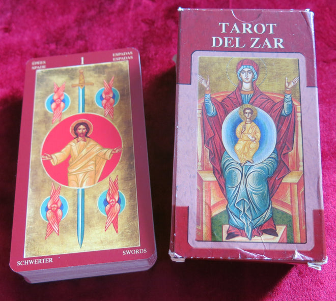 Del Tsar Tarot - Lo Scarabeo - Tarot russe - Divination russe - Tarot Russe - Saints russes