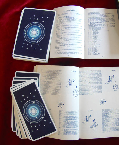 Astrocard's 1980 - Oracle du zodiaque astrologique - Astro-Cards Oracle Deck - Lecture du thème natal - Oracle astrologique