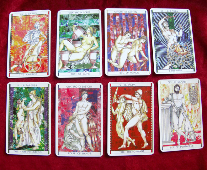 Jeu de tarot mythologique 1988 par Amerigo Folchi