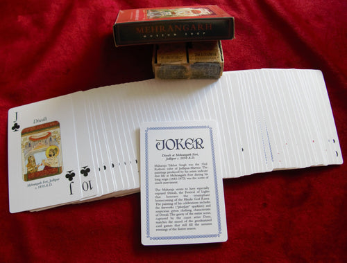 Mehrangarh Fort Playing cards - Indian wisdom deck of cards