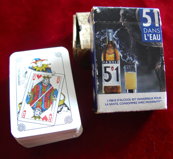 Pastis 51 Mini Deck of Cards - Vintage 90s