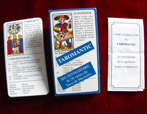 Taromantic 1987 - Tarot Cheat Sheet Cards