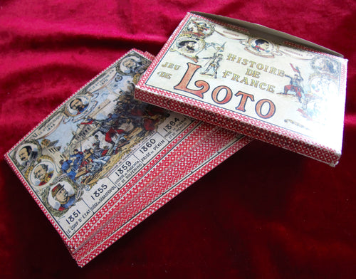 Jeu de Loto Vintage - Histoire de France Années 80 - Collection