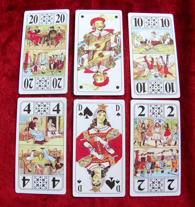 Français jouant au tarot NEW 90s - jeu de cartes de stratégie - vieux Français Tarot - cartes de tarot antiques vintage
